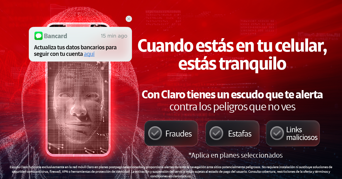 Ejemplo de estafa: mensaje falso de banco